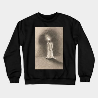 Burning Candle Crewneck Sweatshirt